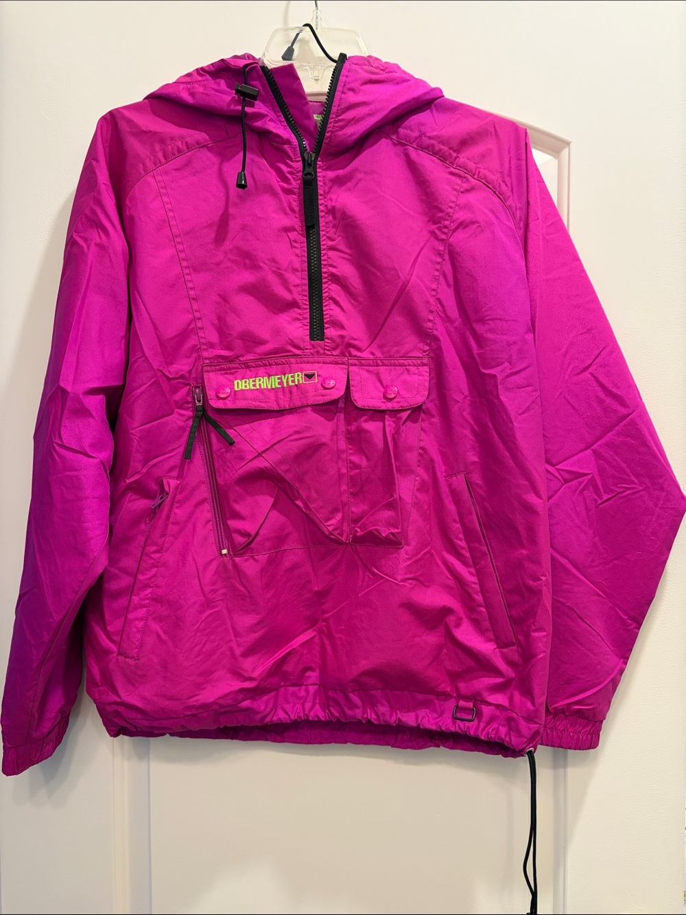 Obermeyer Men’s Caribou Pink LightweightSki Jacket Size XS